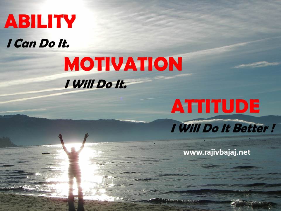 ability motivation & attitude