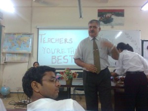 Rajiv Bajaj Addressing IITTM students on Teachers' Day